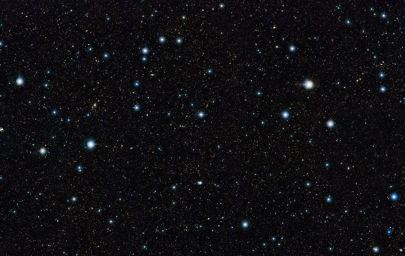 Section of the COSMOS field. By ESO/UltraVISTA team. Acknowledgement: TERAPIX/CNRS/INSU/CASU - http://www.eso.org/public/images/eso1213a/, CC BY 3.0, https://commons.wikimedia.org/w/index.php?curid=18777509