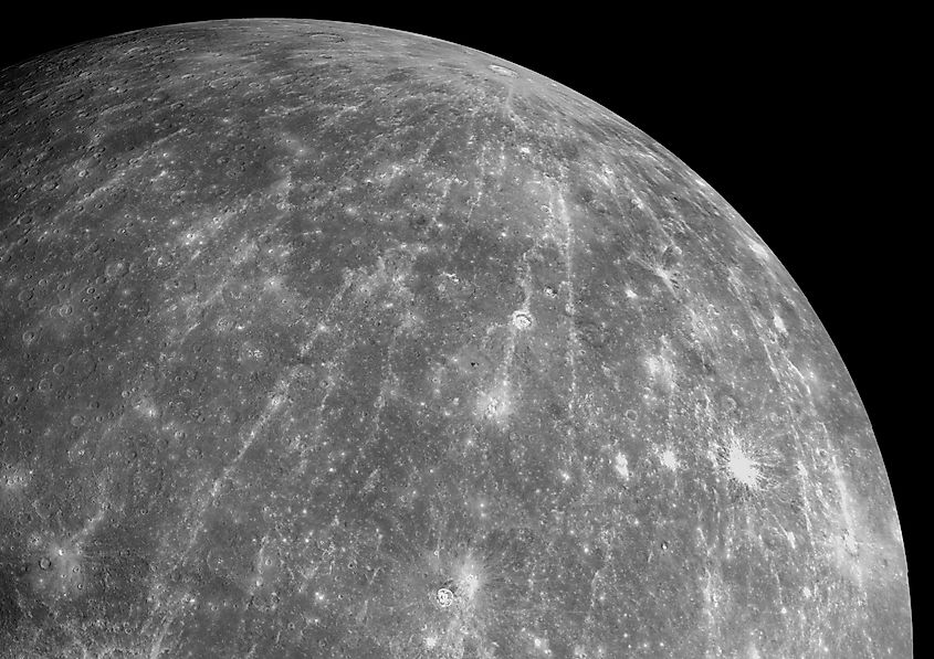 Close-up image of Mercury.