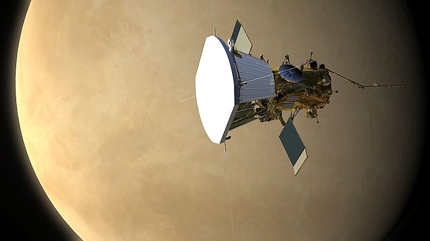 Solar Probe Plus Venus flyby. Credit: NASA, Public domain, via Wikimedia Commons
