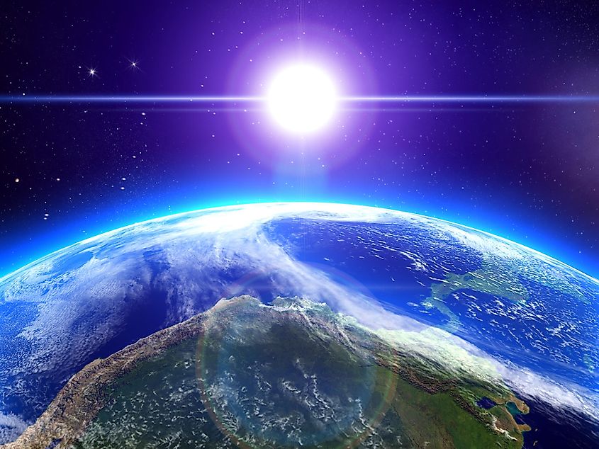 The ozone layer is one of the most important parts of Earth's atmosphere, as it protects us from the harmful ultraviolet light that comes from the Sun. Via Shutterstock / DoToVision