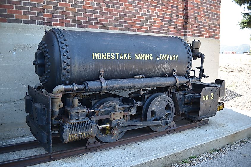 The Sanford Lab Homestake Gold Mine complex in Lead, South Dakota.