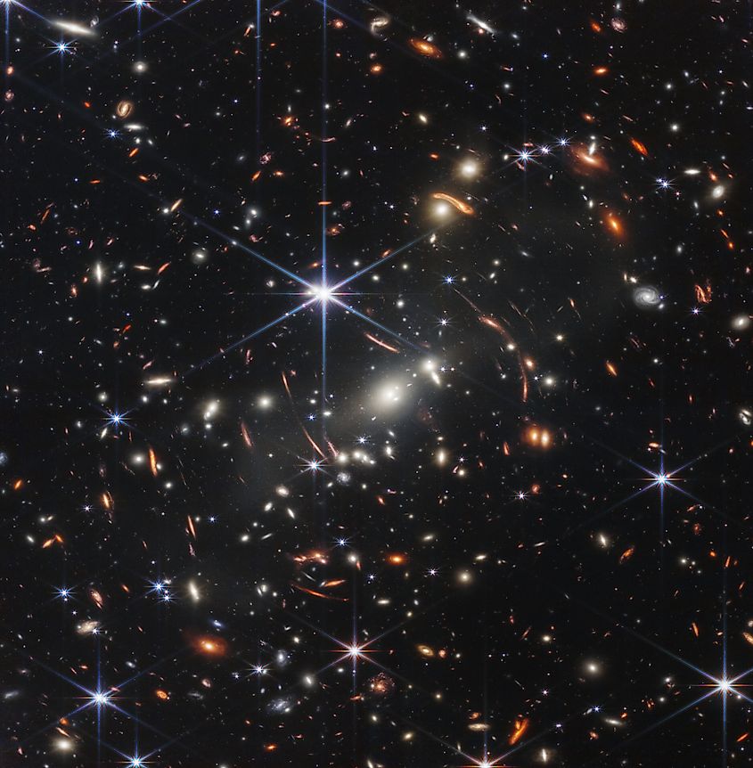 A Webb deep field image filled with distant galaxies