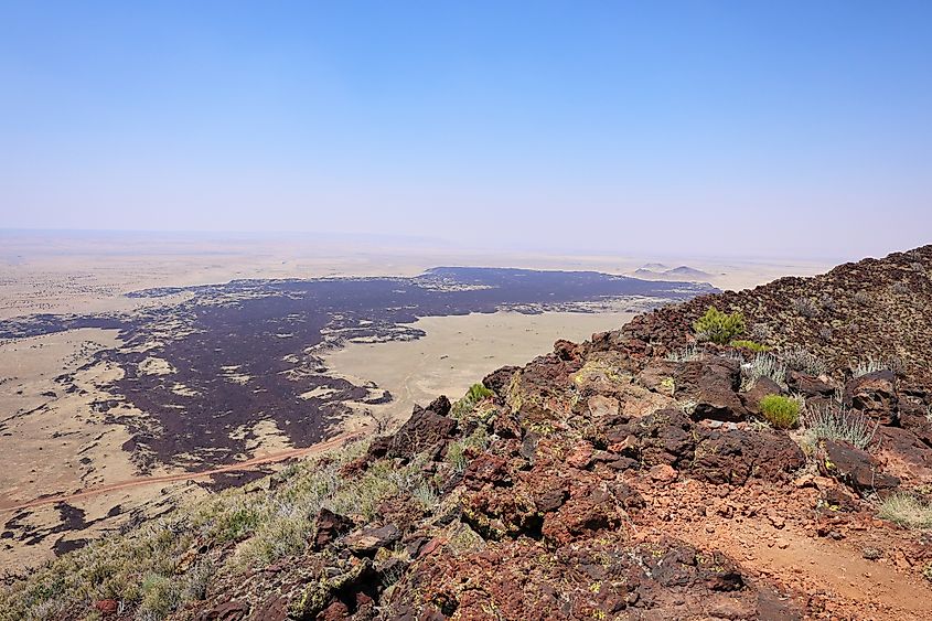 The Black Point Lava Flow north of Flagstaff, Arizona. Credit: Bret J. Unger/ Shutterstock.com