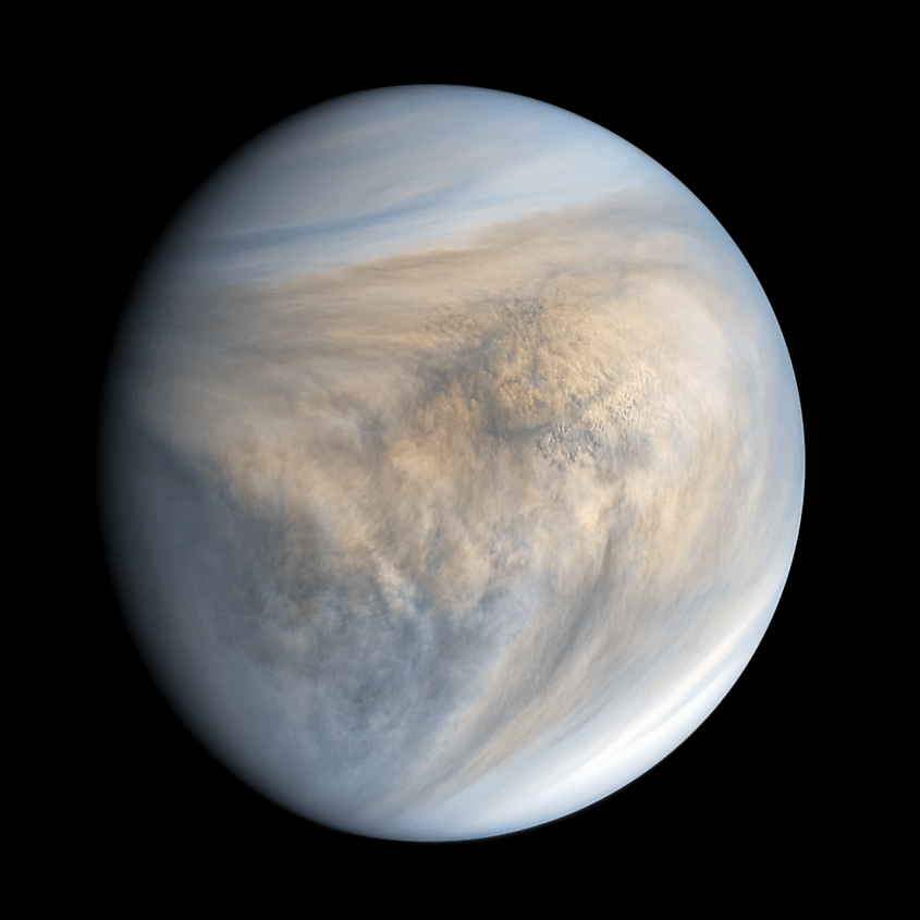 Image of the planet Venus. Image credit: NASA/ESA, Public Domain via Wikimedia Commons