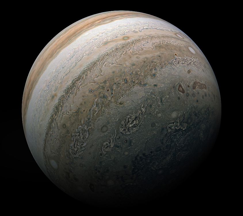 Jupiter captured by NASA's Juno spacecraft
