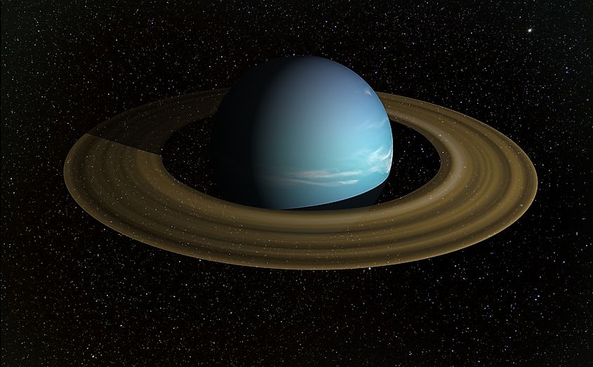 A view of Neptune's rings. Via Shutterstock / Marcel Clemens