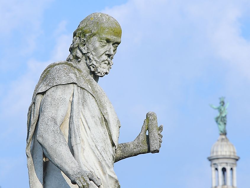Statue of Galileo Galilei in Padua, Italy