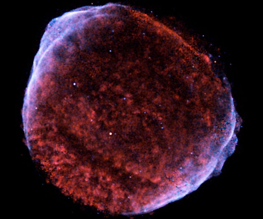 Image of the SN 1006 supernova, the brightest supernova seen from Earth.
