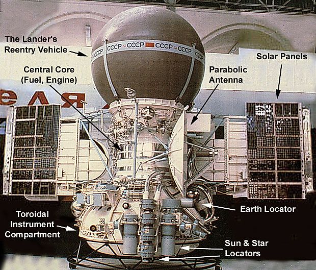 Venera 13 probe (The Soviet Space Program, Public domain, via Wikimedia Commons)