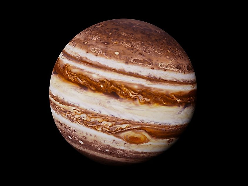 The gas giant Jupiter