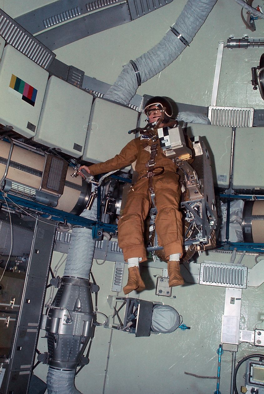 Astronaut Alan L. Bean, Skylab 3 commander. 