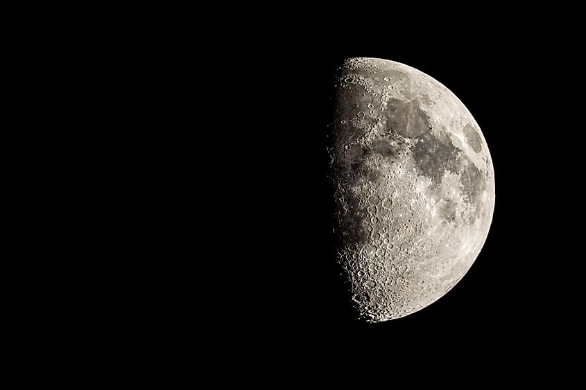 A half-moon view. 