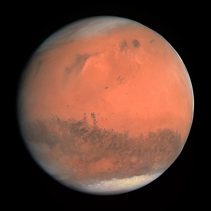 OSIRIS Mars true color. Credit: ESA & MPS for OSIRIS Team MPS/UPD/LAM/IAA/RSSD/INTA/UPM/DASP/IDA, CC BY-SA IGO 3.0, CC BY-SA 3.0 IGO <https://creativecommons.org/licenses/by-sa/3.0/igo/deed.en>, via Wikimedia Commons