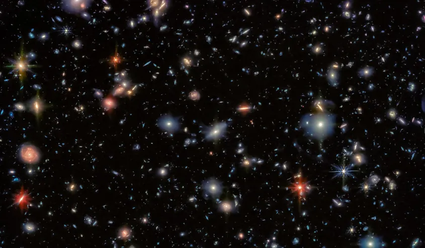 Cosmic web of dark matter and energy. Image credit overlays-textures via Shutterstock