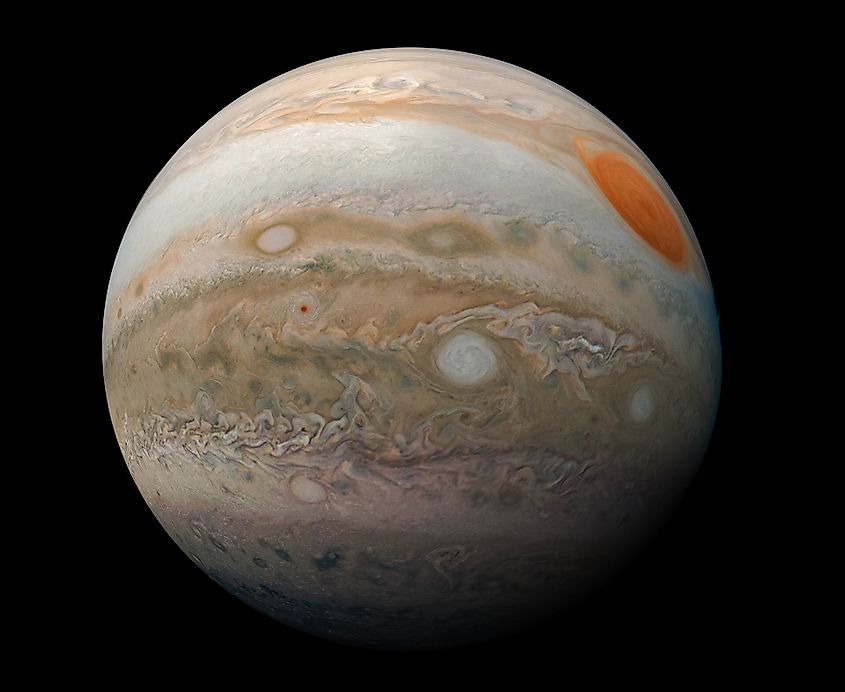 Jupiter photographed by NASA's Juno spacecraft