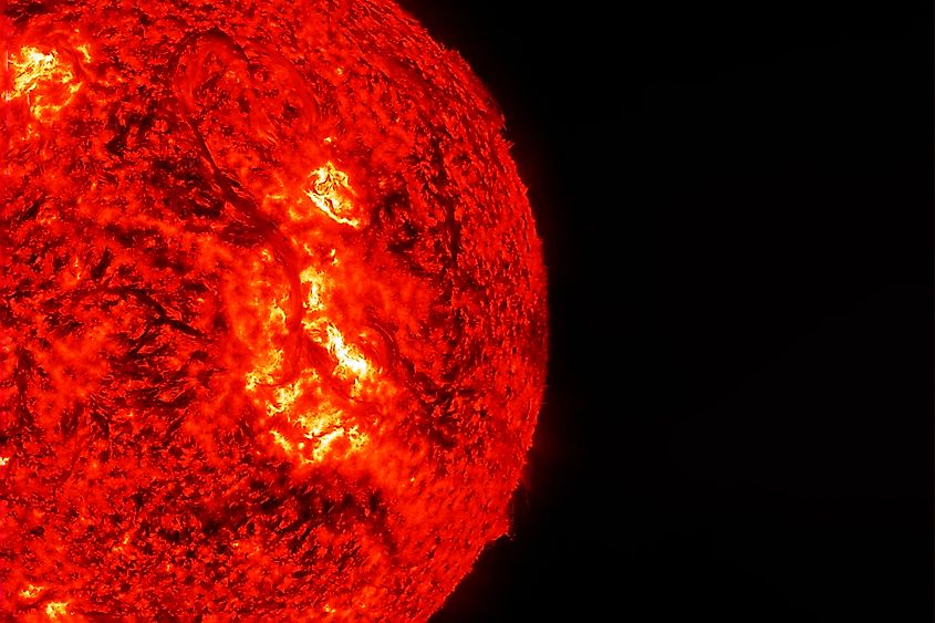 Solar storm.