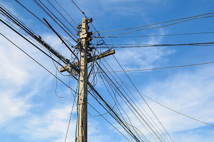 Landlines would not be affected by GPS loss. Via Shutterstock / CRAZYBOM