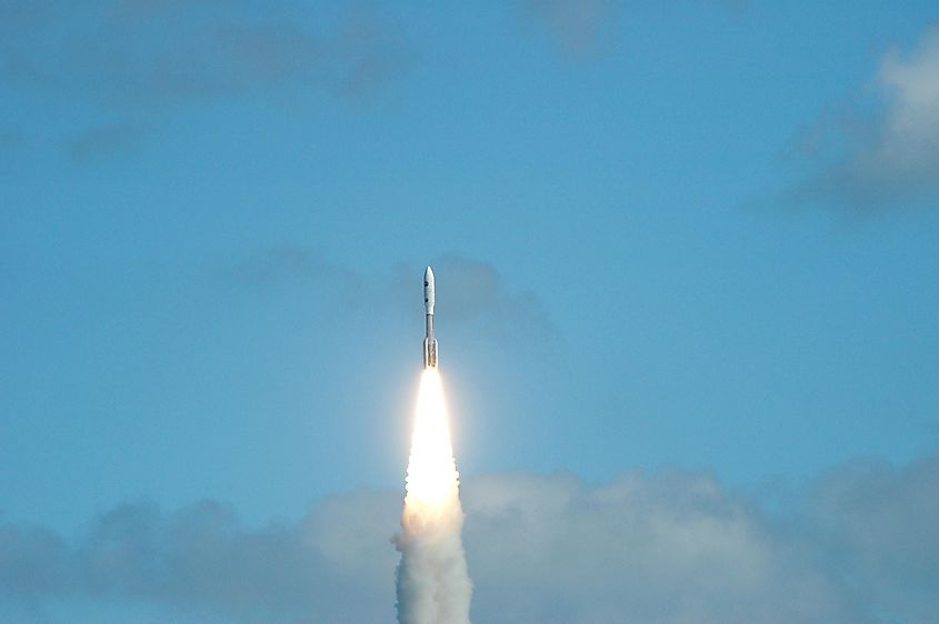 New Horizons launches for Pluto. Credit: NASA on The Commons, No restrictions, via Wikimedia Commons