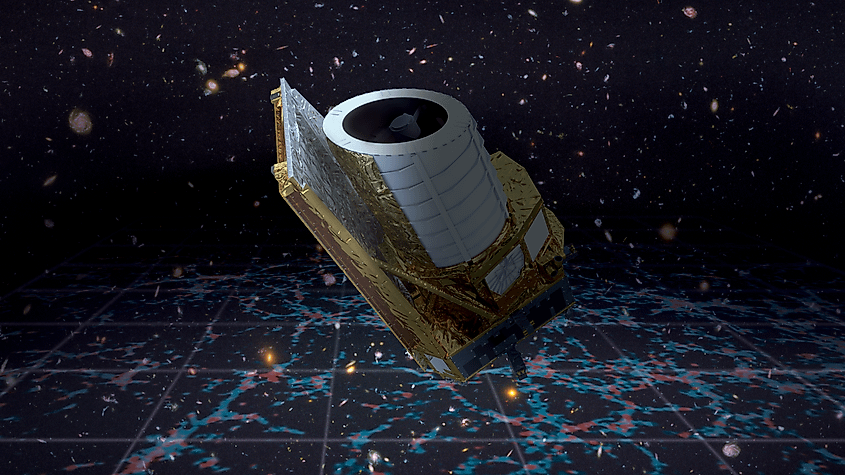 ESA's Euclid mission is mapping billions of galaxies to investigate the invisible dark matter and dark energy shaping the Universe. Image Credit: ESA/Euclid/Euclid Consortium/NASA, CC BY-SA 3.0 IGO