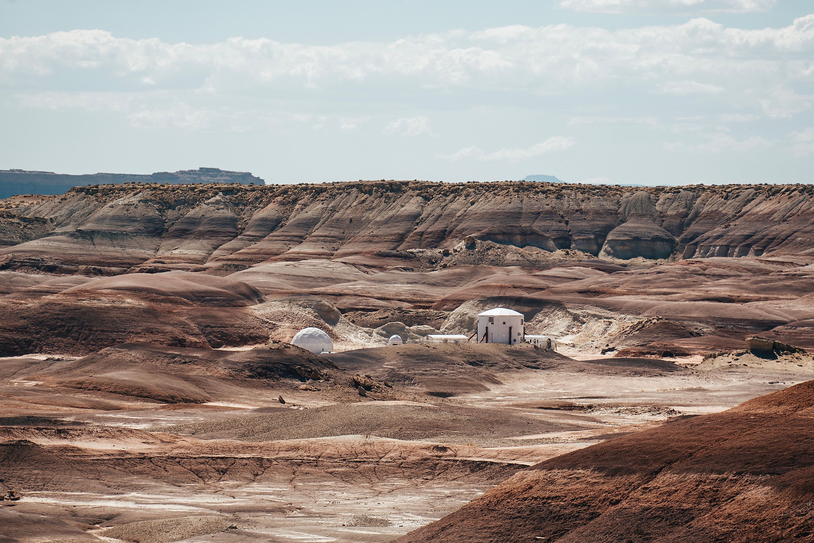 Mars Desert Research Station From Far Away. Editorial credit: Cavan-Images / Shutterstock.com